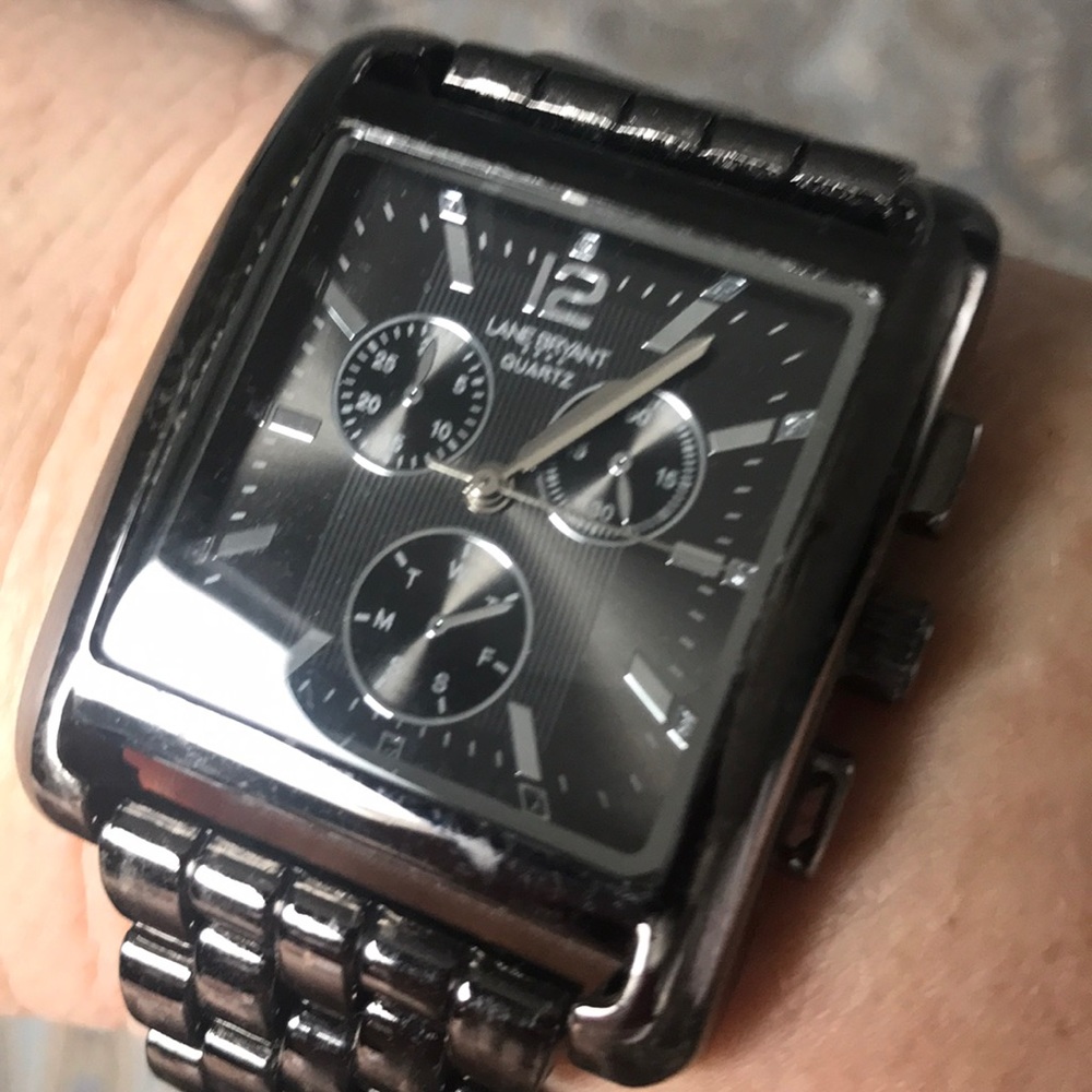 Watch from Lane Bryant, dark metal